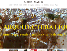 Tablet Screenshot of mariamallo.com